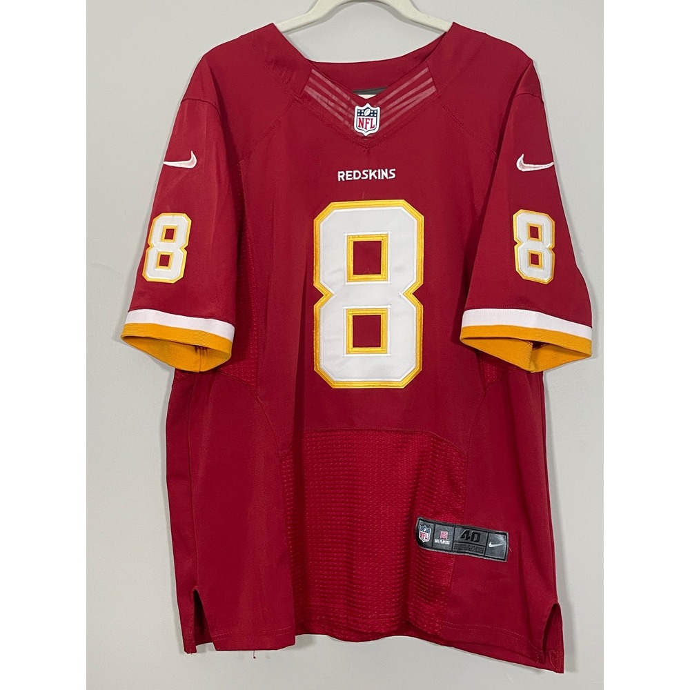 Nike Football Jersey Mens 40 Burgundy Excellent Kirk Cousins 8 Redskins Stitched